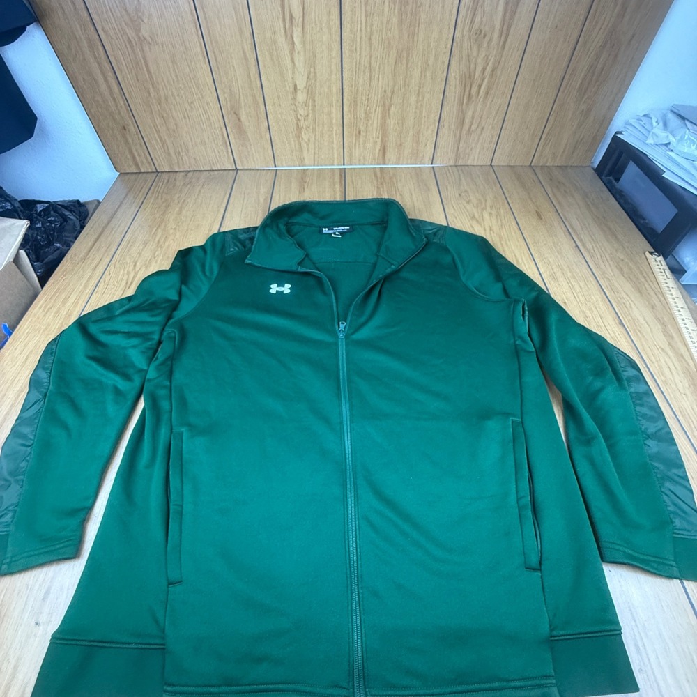 Under Armour Command Mens Warm-up Full Zip XXL Green‎